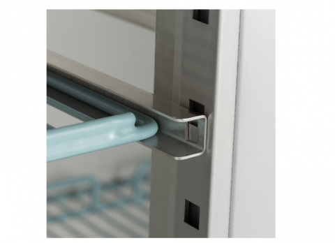Frigider profesional din inox cu 3 rafturi reglabile, 700 litri [6]