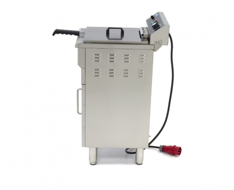 Friteuza electrica cu robinet si suport, 16 litri, 5000W [1]