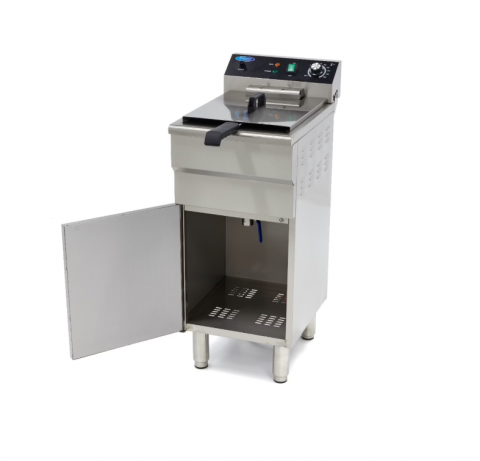 Friteuza electrica cu robinet de scurgere si suport, 16 litri, 3000W [4]