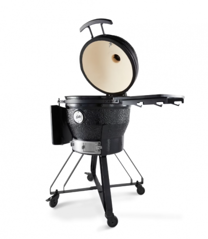 Gratare profesionale - Gratar ceramic kamado pe carbuni, cu capac, diametru 49 cm