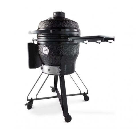 Gratar ceramic kamado pe carbuni, cu capac, diametru 49 cm [1]