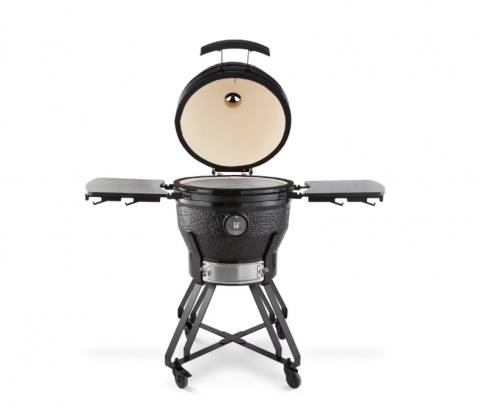 Gratar ceramic kamado pe carbuni, cu capac, diametru 49 cm [2]