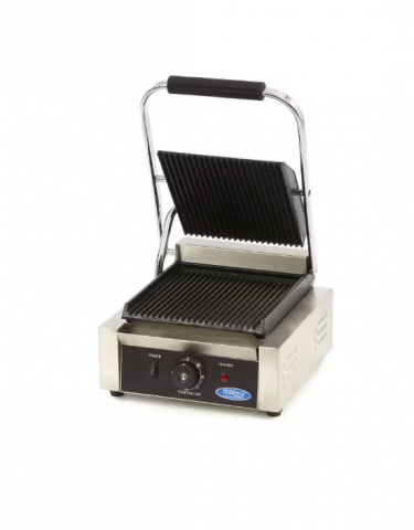 Gratare profesionale - Grill electric panini striat 20 cm, 1800W