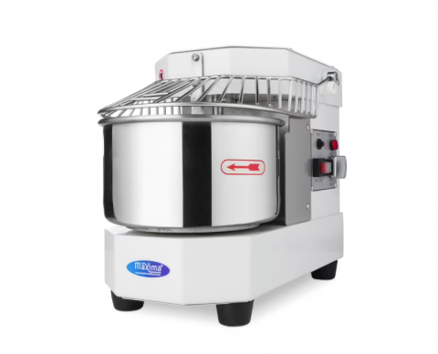 Malaxoare cu bol fix - Malaxor pentru aluat alb 8 litri, 4.5 kg aluat