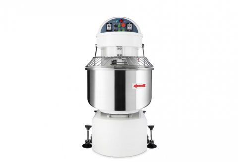 Malaxor pentru  aluat cu 2 viteze 100 litri, 64 kg aluat, 400V [1]