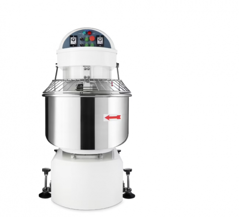 Malaxor pentru aluat cu 2 viteze 200 litri, 120 kg aluat, 400V [1]