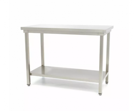 Masa din inox cu polita, 180x70 cm [3]