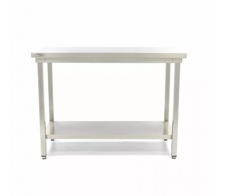 Masa din inox cu polita, 180x70 cm [1]
