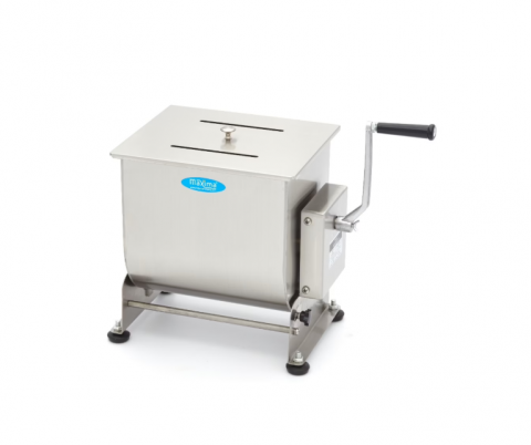 Mixere profesionale - Mixer manual pentru carne , 16 kg, 20 litri, 1 axa, cuva inclinata