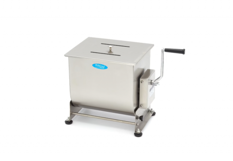 Mixere profesionale - Mixer manual pentru carne , 25 kg, 30 litri, 1 axa, cuva inclinata