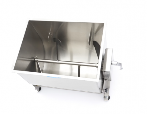 Mixer manual pentru carne , 43 kg, 50 litri, 1 axa, cuva inclinata [6]