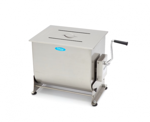 Mixere pentru carne - Mixer manual pentru carne, 55 kg, 60 litri, 1 axa, cuva inclinata