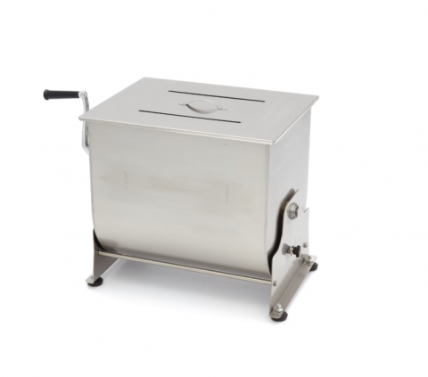 Mixer manual pentru carne, 55 kg, 60 litri, 1 axa, cuva inclinata [3]