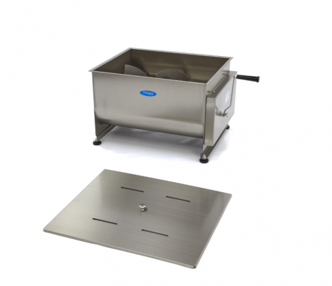 Mixer manual pentru carne, 55 kg, 60 litri, 2 axe [2]