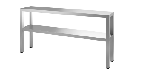 Mobilier Inox Profesional - Polita suplimentara cu 2 niveluri, 1000 mm