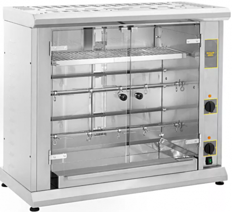 Rotisoare profesionale - Rotisor electric profesional cu 2 tepuse