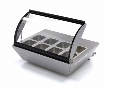 Saladeta/masa rece din inox 67 litri, 8 x GN 1/6 [6]