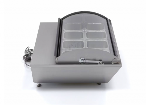 Saladeta/masa rece din inox 67 litri, 8 x GN 1/6 [2]