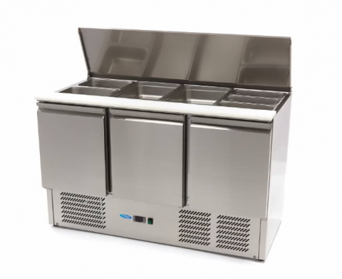 Saladeta/masa rece din inox cu 3 usi 400 litri [1]