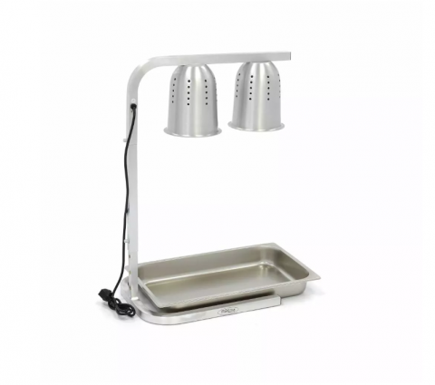 Suport cu 2 lampi infrarosu pentru incalzit 76x35 cm [2]