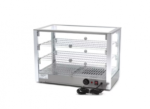 Vitrina calda cu 3 rafturi 70x50 cm, 115 litri [2]