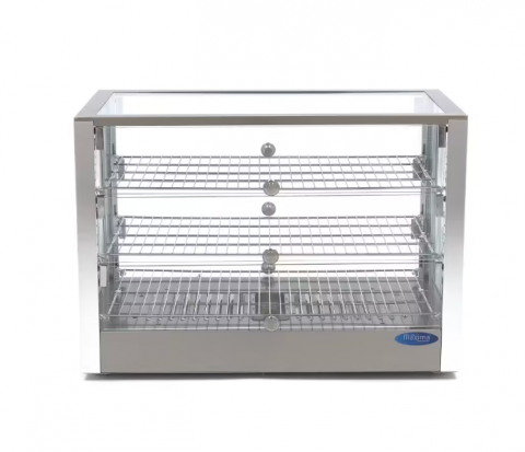 Vitrina calda cu 3 rafturi 70x50 cm, 115 litri [4]
