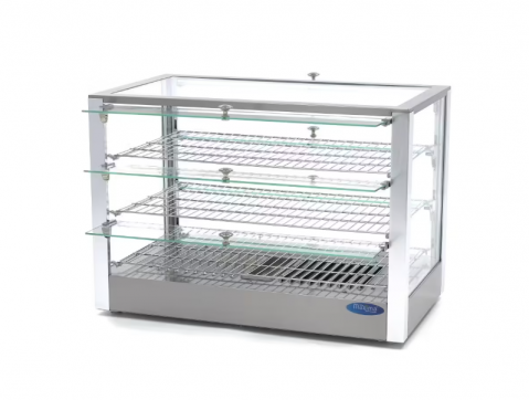Vitrina calda cu 3 rafturi 70x50 cm, 115 litri [5]
