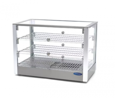 Vitrina calda cu 3 rafturi 70x50 cm, 115 litri [6]