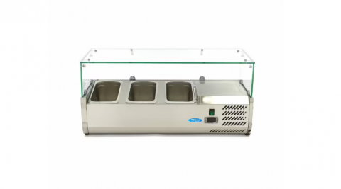 Vitrina frigorifica de sticla 3 x 1/3 GN 95x44 cm [1]