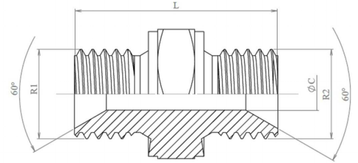 Adaptor drept cu filet exterior bspp bspp (variante multiple) [2]