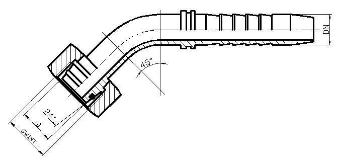 Racord DKOS45 DN06, M16X1.5 - 8S [2]