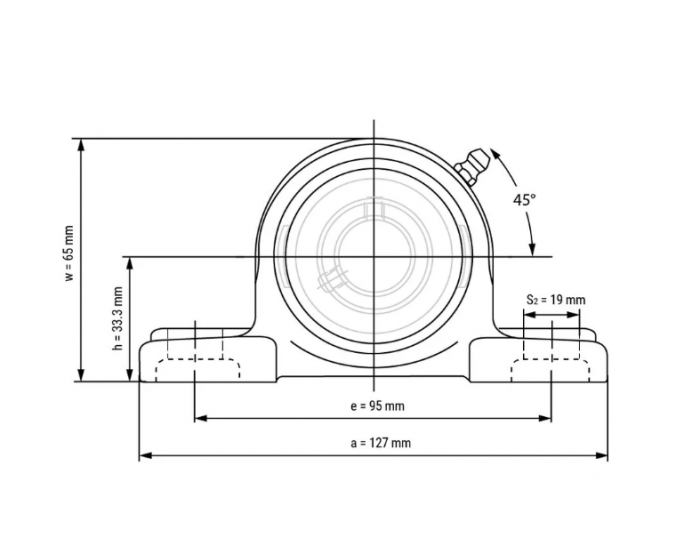Lagar fonta pentru rulment Ucp 204 KBS/CRAFT/MBY/SRBF [2]