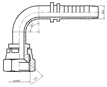 Racorduri dkj unf jic 90 grade (variante multiple) [2]