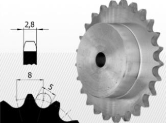 Roata lant cu butuc 05B (variante multiple) [1]