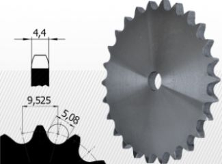 Roata de lant plata asa disc 06A (variante multiple) [1]