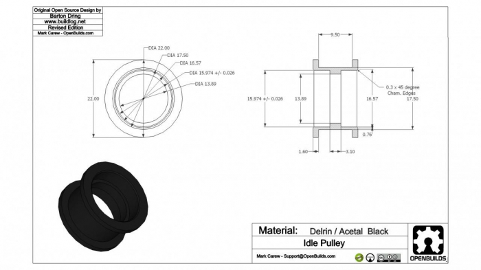 Rola V-Slot OpenBuilds Idler [2]