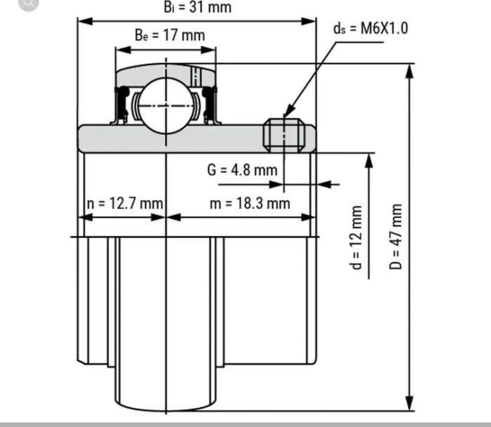 Rulment UC 201 KBS/CRAFT/MBY/SRBF UC201 [2]