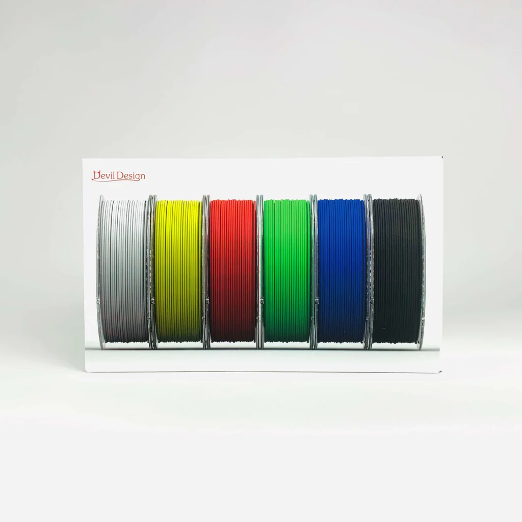 Set Filament Devil Design PETG 6 Culori x 0.33KG (Devil Design Startpack PET-G 1,75 mm, 6 x 0,33 kg), 1.98kg [2]