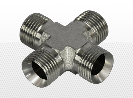 COMPONENTE INDUSTRIALE - Adaptor tip cruce cu FE, G 3/8" BSPP