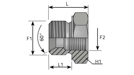 Adaptor drept bloc masiv de tranzitie bspp bspp (variante multiple) [1]
