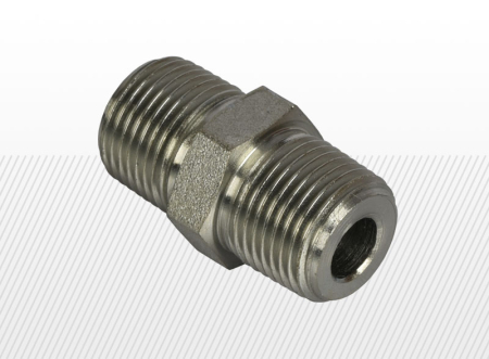 COMPONENTE INDUSTRIALE - Niplu hidraulic FE 1/4" NPT, etansare con 60°