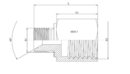 Adaptor drept fix bspp bspp (variante multiple) [1]