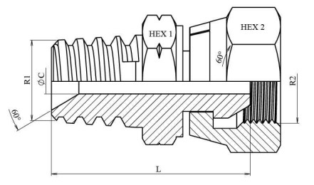 Adaptor drept npt npsm (variante multiple) [1]