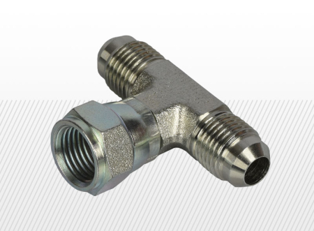 COMPONENTE INDUSTRIALE - Adaptor T cu FE-FI-FE, JIC 9/16" UNF