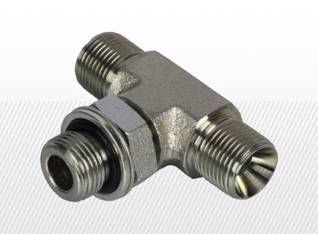 COMPONENTE INDUSTRIALE - Adaptor t masiv cu filet exterior bspp bspp bspp (variante multiple)