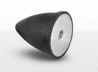 COMPONENTE INDUSTRIALE - Amortizor parabolic KP-E 118x77 | M16 55 Shore A