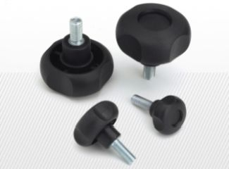 COMPONENTE INDUSTRIALE - Buton cu lobi cu patru colturi si surub | G732-25 M08X20