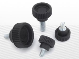 buton striat - Buton striat cu surub H766-15 M05X11