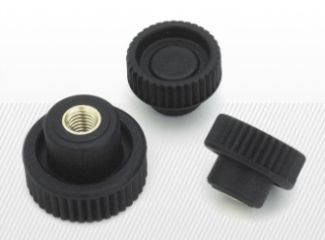 buton striat - Buton striat cu filet din bronz H767-40 M10