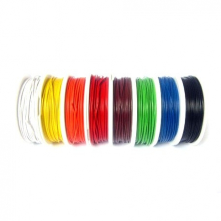 Electronice - Cablu 20AWG, 500V, Verde, 0.5mm